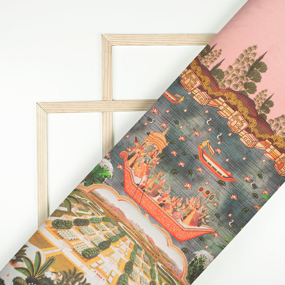 Trendy Madhuvanii Digital Print Kota Doria Fabric