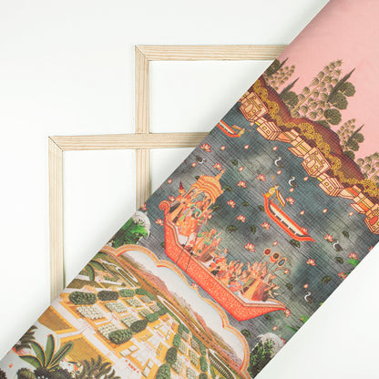 Trendy Madhuvanii Digital Print Kota Doria Fabric