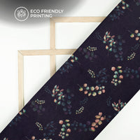 Sniffy Floral Digital Print Poly Chinnon Chiffon Fabric