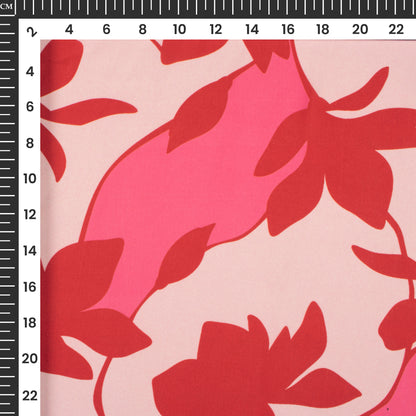 Exclusive Floral Digital Print Imported Satin Fabric