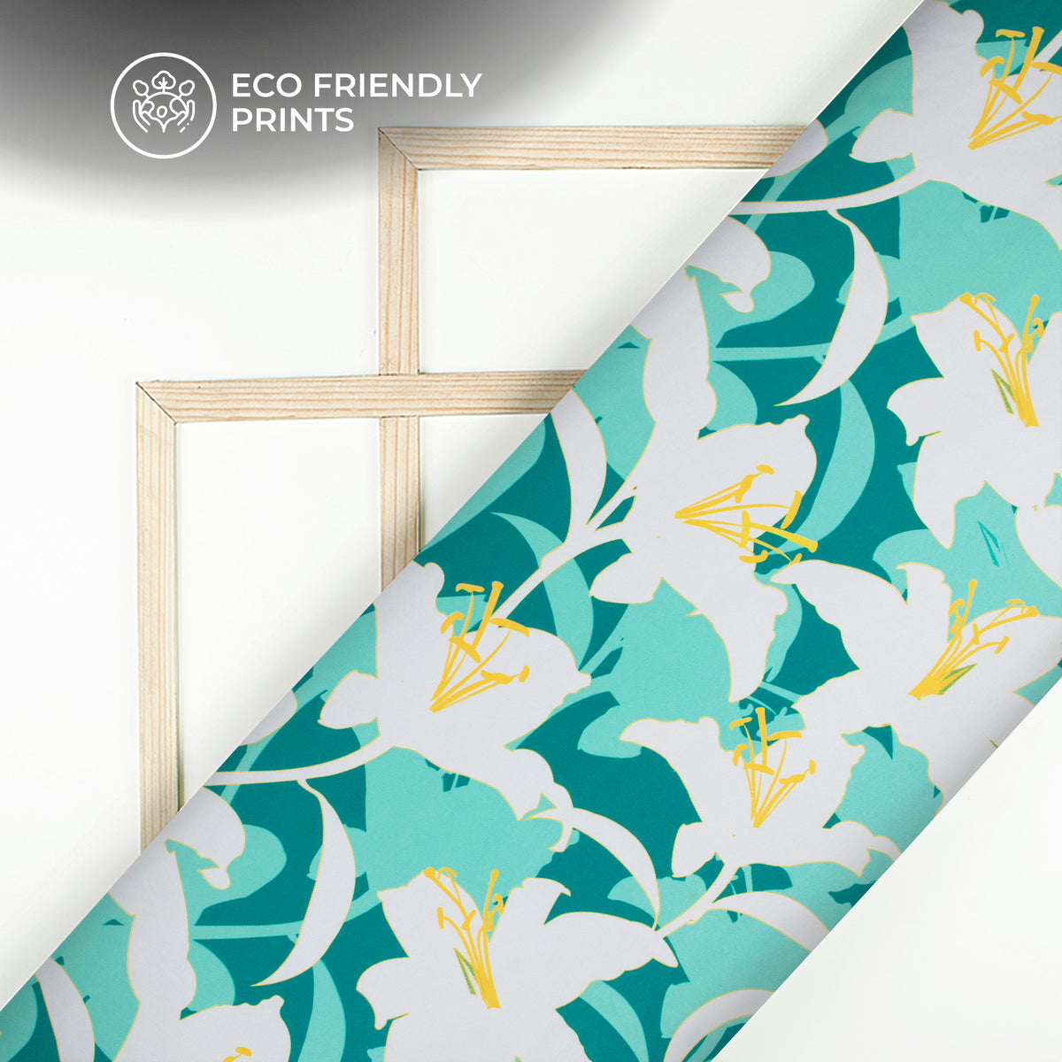 Attractive Floral Digital Print Butter Crepe Fabric
