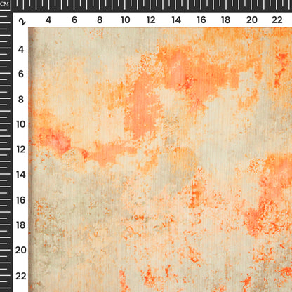 Stunning Tie  Dye Digital Print Chiffon Satin Fabric