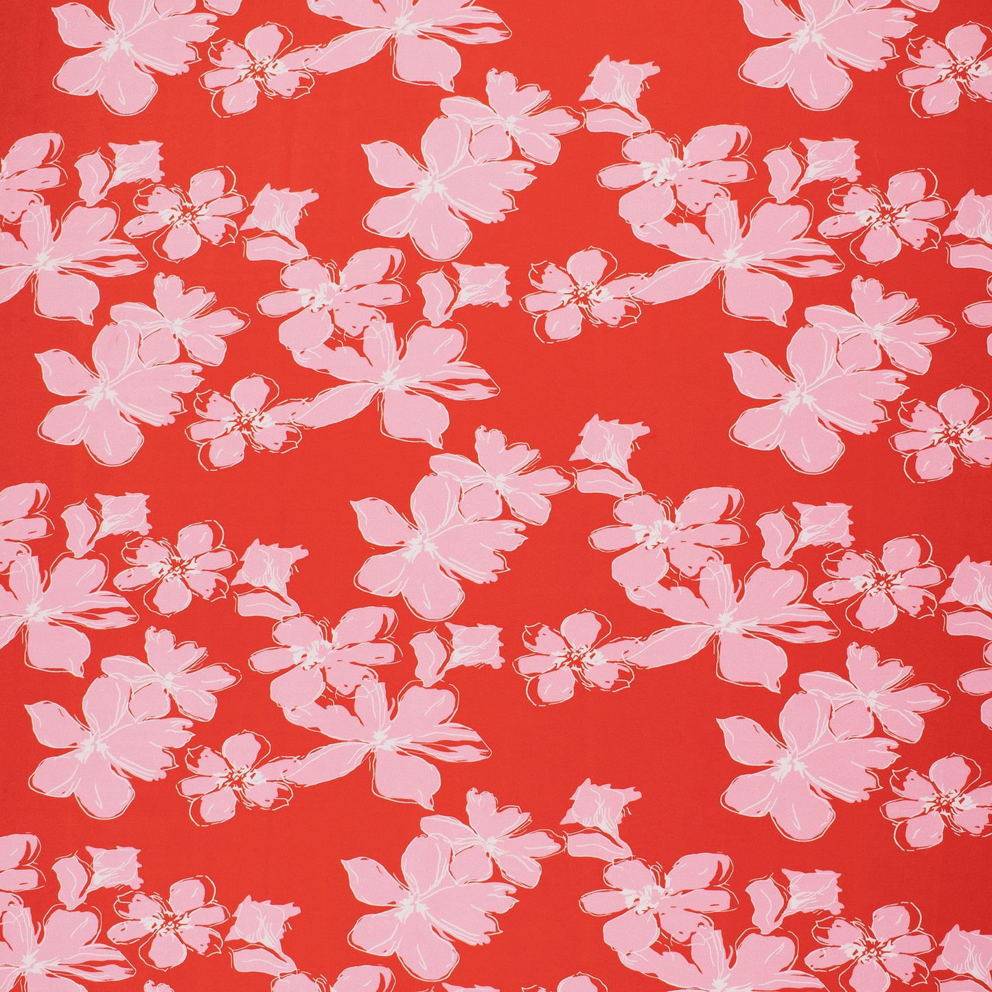 Exclusive Floral Digital Print Crepe Silk Fabric