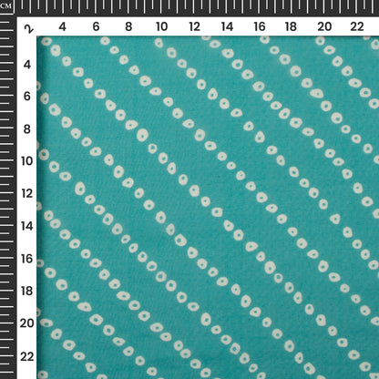 Traditional Bandhanii Digital Print Matt Organza Fabric