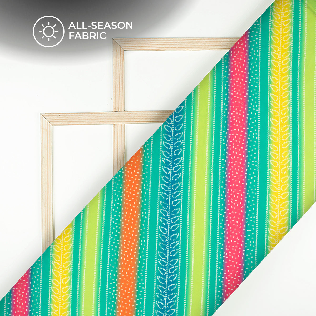 Engaging Bandhanii Digital Print Moss Georgette Fabric(Width 56 Inches)