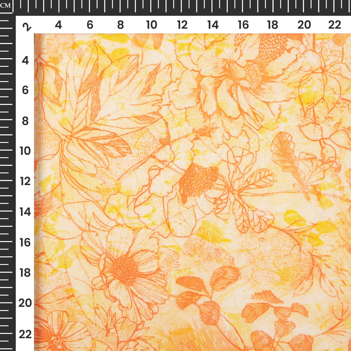 Seamless Floral Digital Print Rayon Fabric