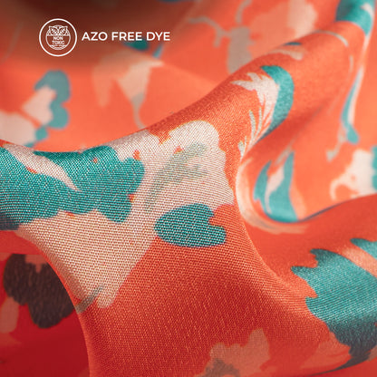 Floral Digital Print Crepe Silk Fabric