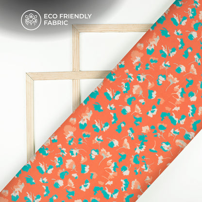 Floral Digital Print Crepe Silk Fabric