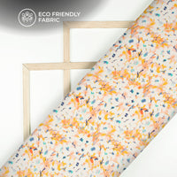 Floral Digital Print Crepe Silk Fabric