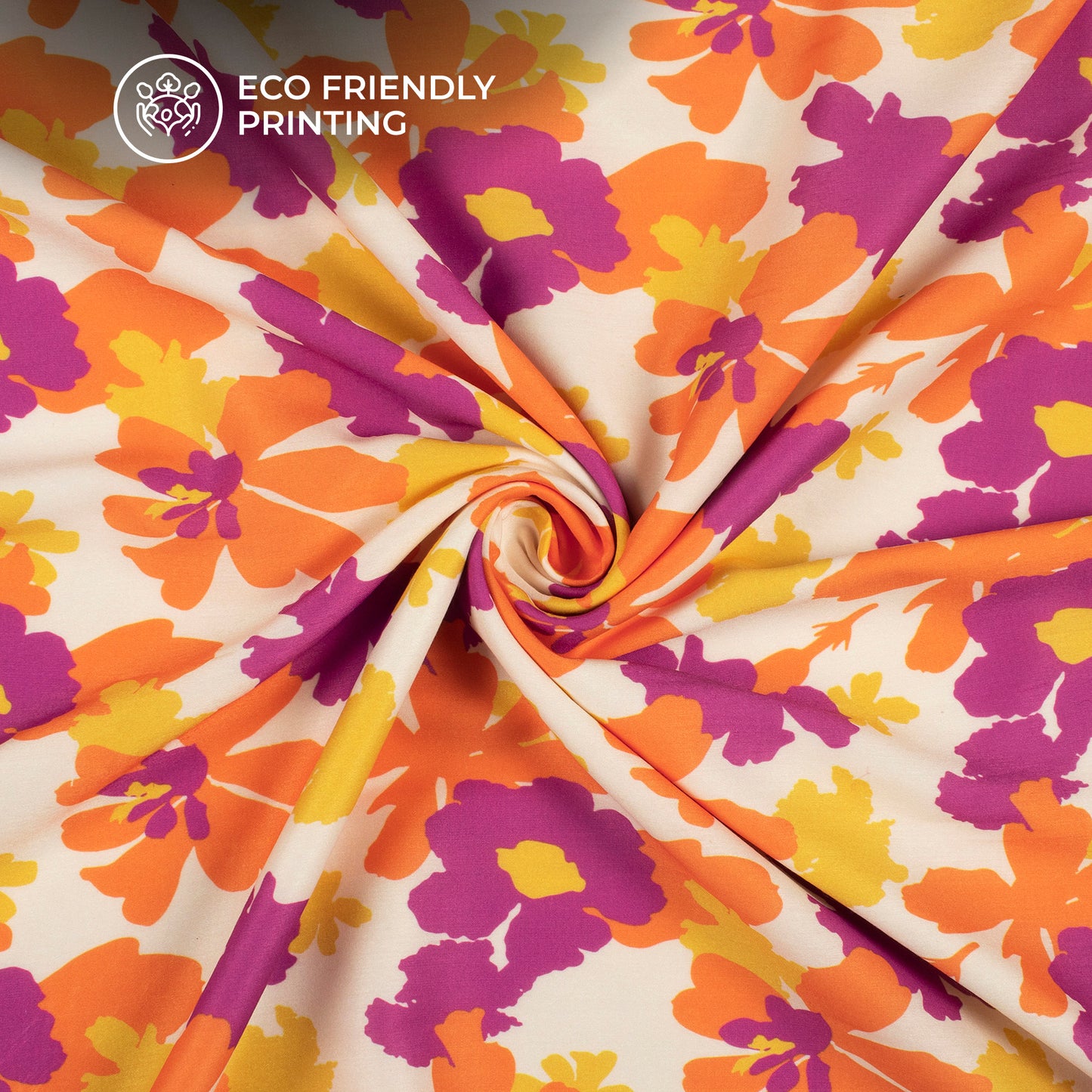 Gorgeous Floral Digital Print Muslin Fabric
