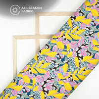 Top-selling Floral Digital Print Poly Cambric Fabric