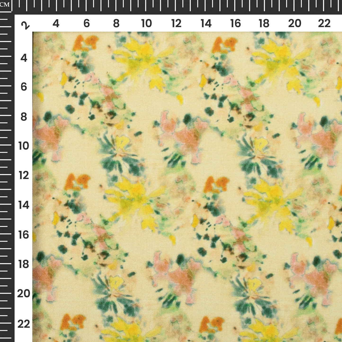 Lovely Floral Digital Print Crepe Silk Fabric