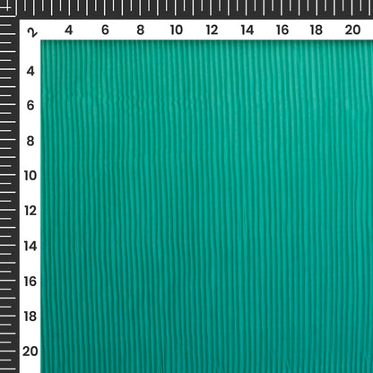 Macaroon Yellow Ombre Digital Print Georgette Pleated Fabric