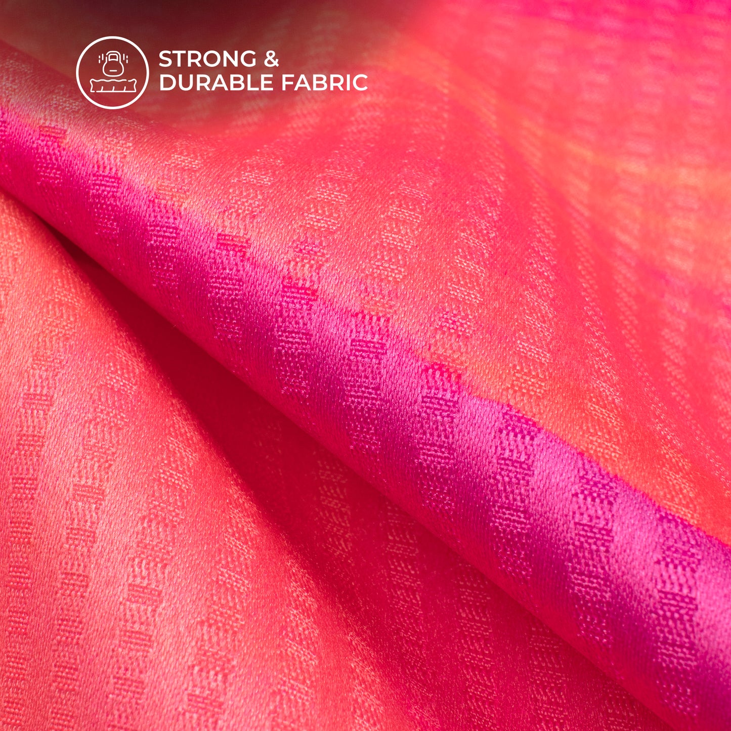beautiful pink And Purple Quirky Pattern Digital Print Sherwani Fabric
