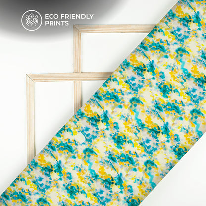 Botanic Floral Digital Print Butter Crepe Fabric