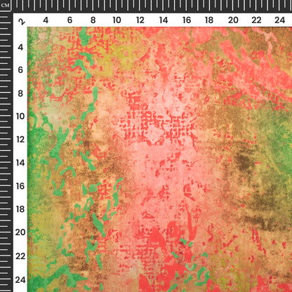 Trendy Tie Dye Digital Print Georgette Satin Fabric