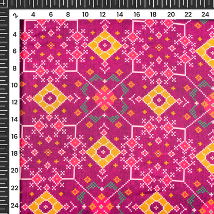 Exclusive Patolaa Digital Print Japan Satin Fabric