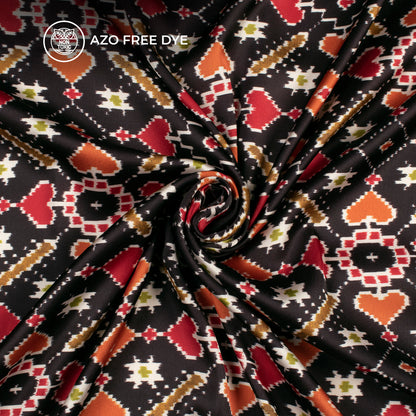 Exclusive Patolaa Digital Print Japan Satin Fabric