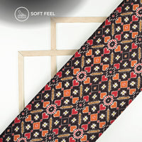 Exclusive Patolaa Digital Print Japan Satin Fabric