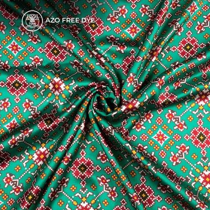 Exclusive Patolaa Digital Print Japan Satin Fabric