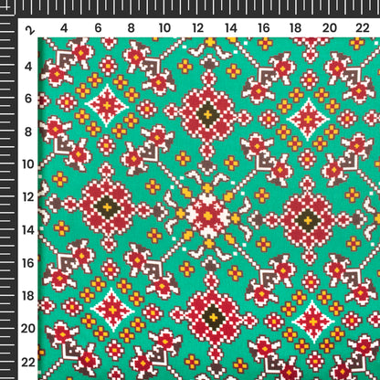 Exclusive Patolaa Digital Print Japan Satin Fabric