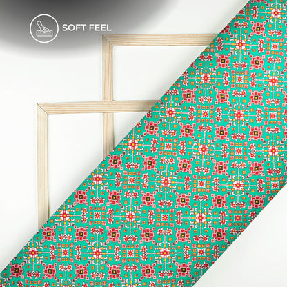 Exclusive Patolaa Digital Print Japan Satin Fabric