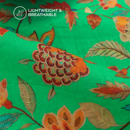 Exclusive Daman Floral Digital Print Cotton Cambric Fabric