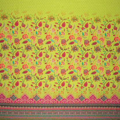 Exclusive Daman Floral Digital Print Cotton Cambric Fabric