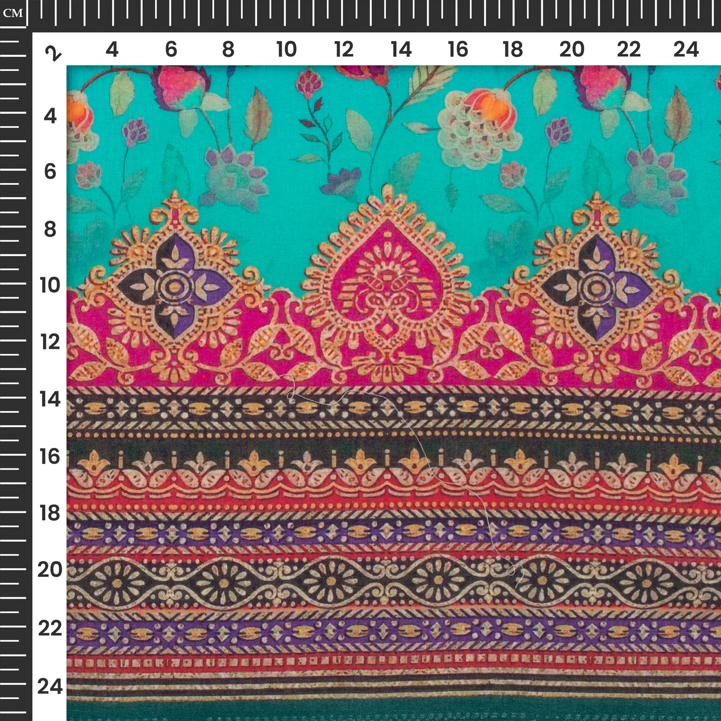 Exclusive Daman Floral Digital Print Cotton Cambric Fabric