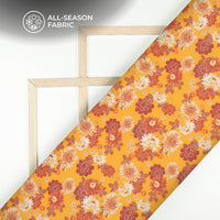 Seamless Floral Digital Print Cotton Cambric Fabric