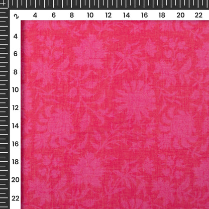 Seamless Floral Digital Print Pure Cotton Mulmul Fabric