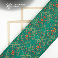 Bestselling Bandhanii Digital Print Pure Cotton Mulmul Fabric