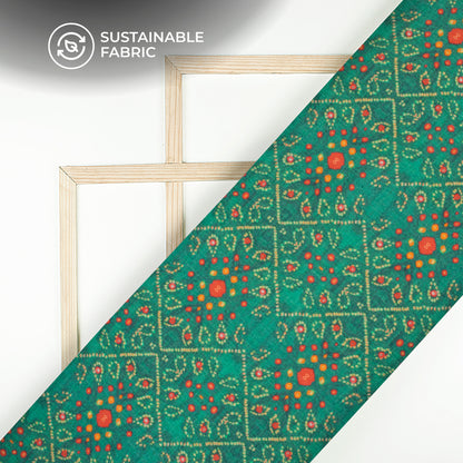Bestselling Bandhanii Digital Print Pure Cotton Mulmul Fabric