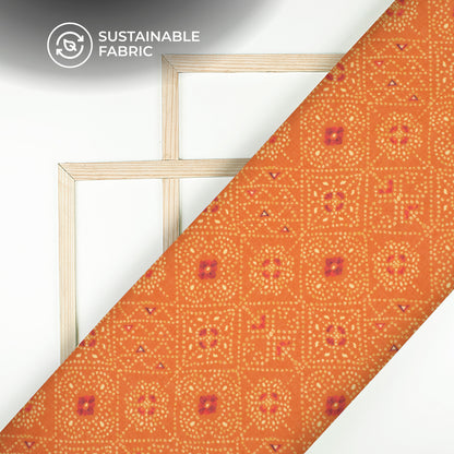 Lovely Bandhanii Digital Print Pure Cotton Mulmul Fabric