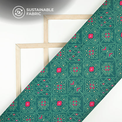 Lovely Bandhanii Digital Print Pure Cotton Mulmul Fabric