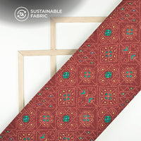 Lovely Bandhanii Digital Print Pure Cotton Mulmul Fabric