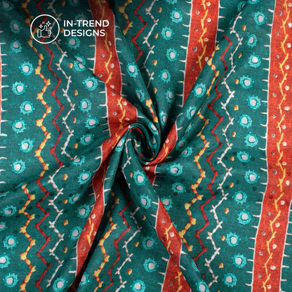 Exclusive Festive Season Gamthee Jacquard Booti Japan Satin Fabric (Width 56 Inches)