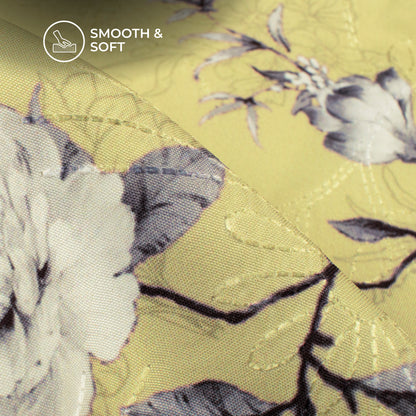 Exclusive Floral Digital Print Premium Embroidery Butter Crepe Fabric