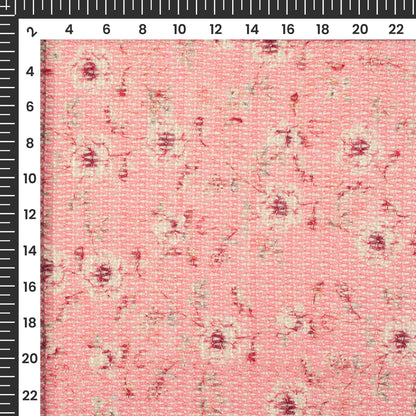 Azo Free Printed Tunisian Poly Crochet Net Fabric