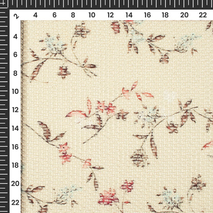 Azo Free Printed Tunisian Poly Crochet Net Fabric