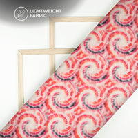 Mult-Color Geometrical Digital Print Organza Satin Fabric