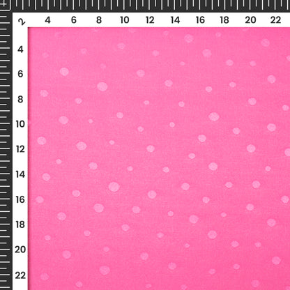 Dark Pink Ombre Digital Print Jacquard Booti Japan Satin Fabric (Width 56 Inches)