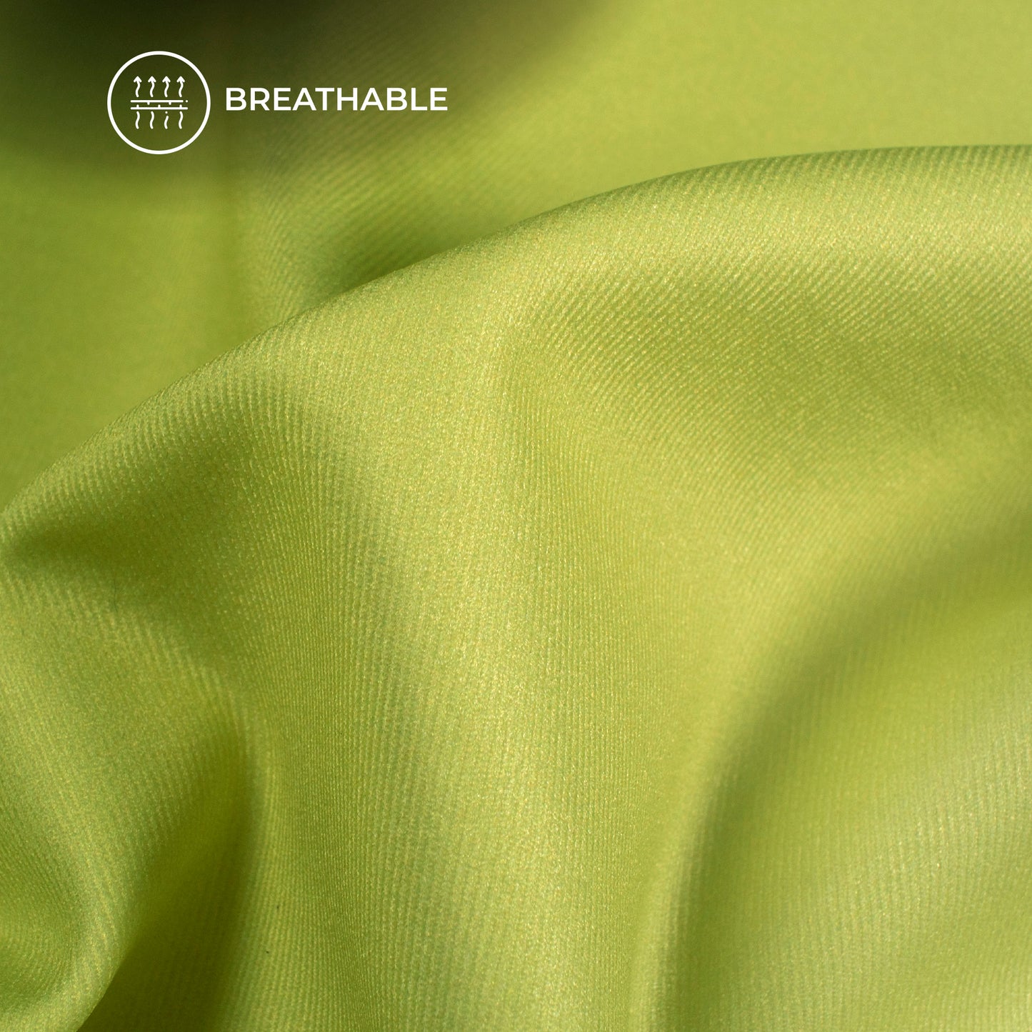 Green Lizard Ombre Digital Print Lycra Fabric (Width 58 Inches)