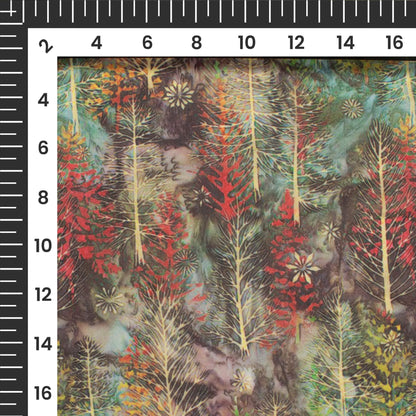 Bestselling Tropical Digital Print Georgette Fabric