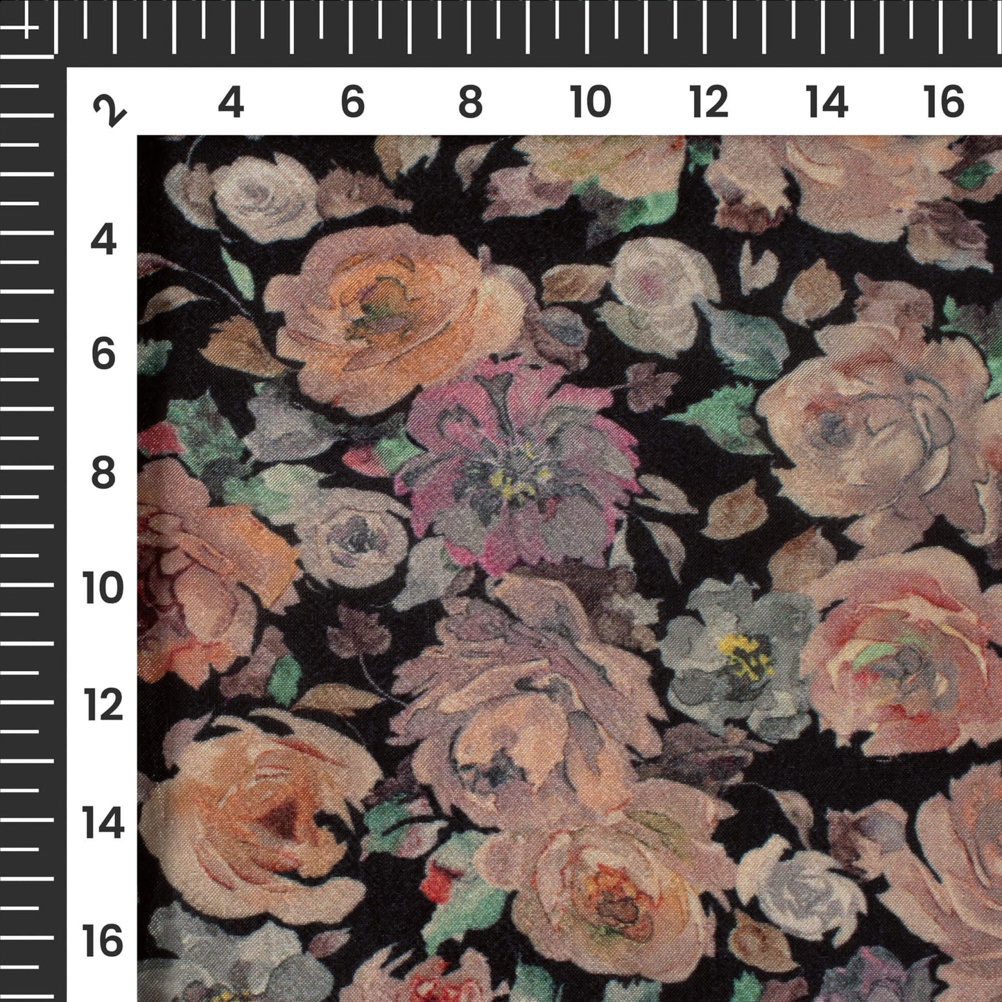 Stylish Floral Digital Print Viscose Uppada Silk Fabric