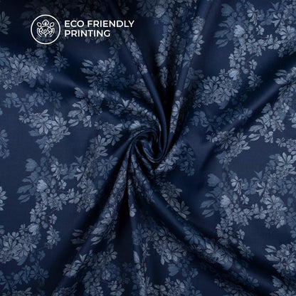 Sniffy Floral Digital Print Poly Glazed Cotton Fabric
