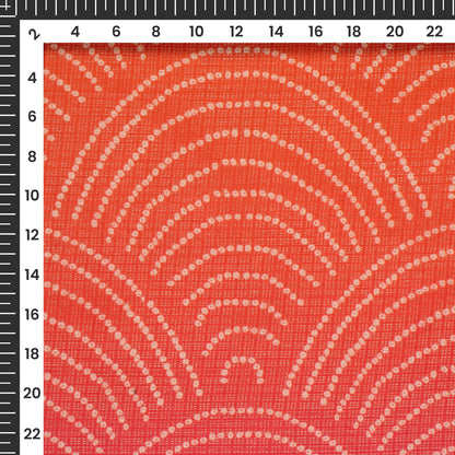 Attractive Bandhanii Ombre Digital Print Kota Doria Fabric
