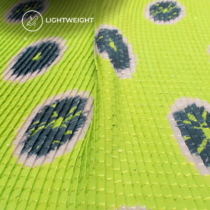 Lovely Tye And Dye Floral Pleated Sequins Georgette Fabric