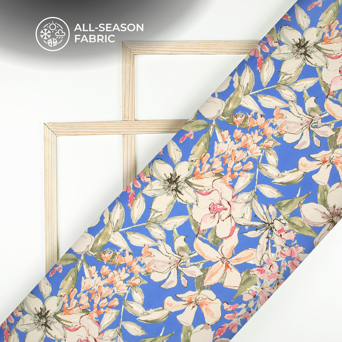 Bestselling Floral Digital Print Chiffon Satin Fabric