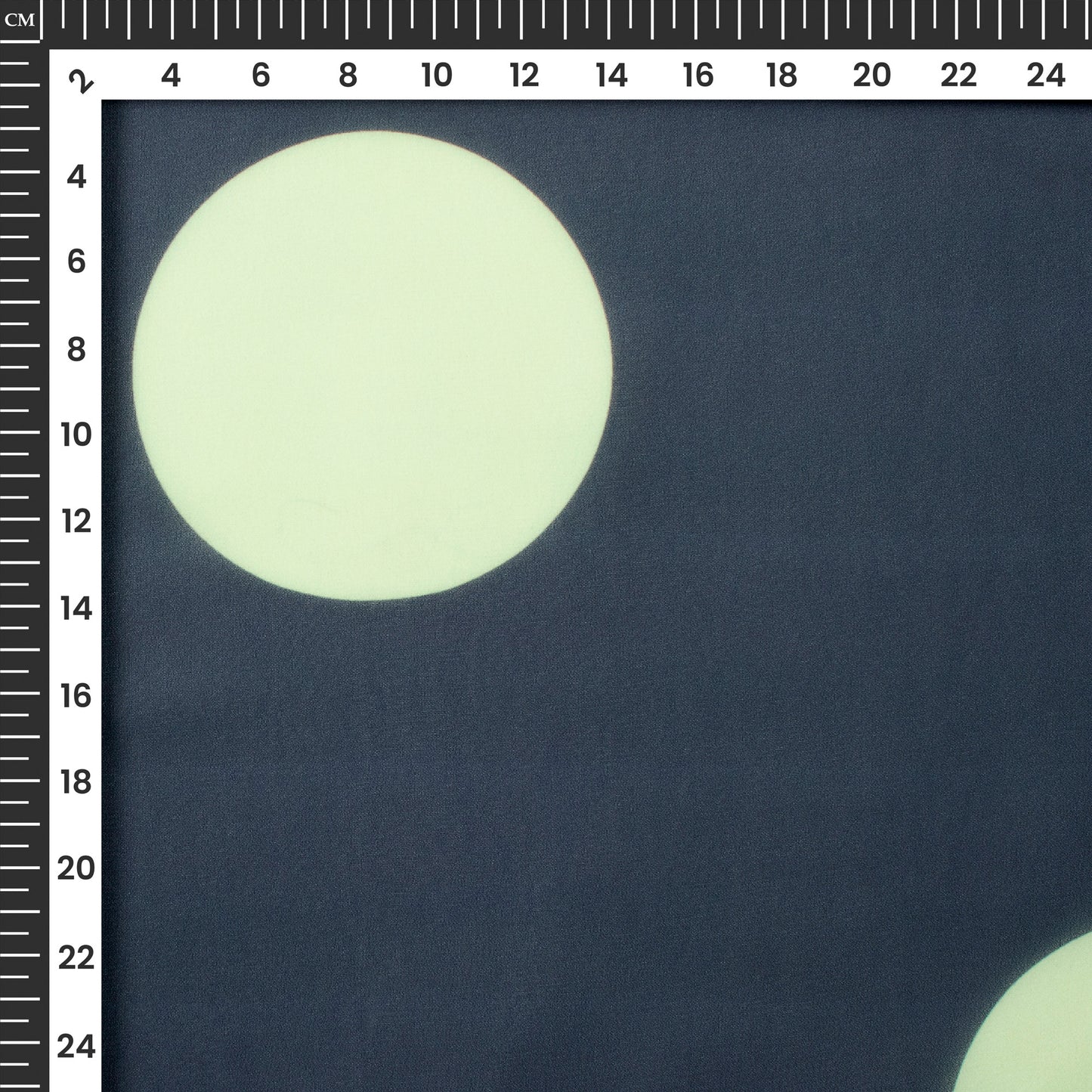 Stylish Polka Digital Print Georgette Fabric